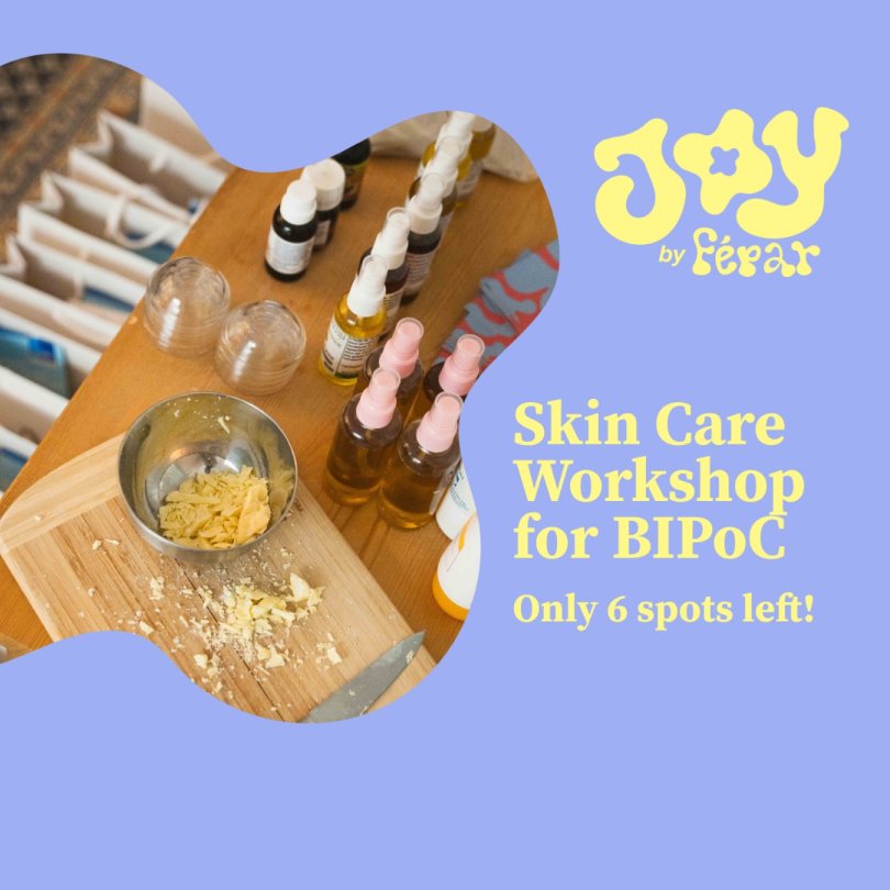 bipoc skin care workshop