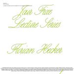 Jour Fixe – Florian Hecker – Lecture