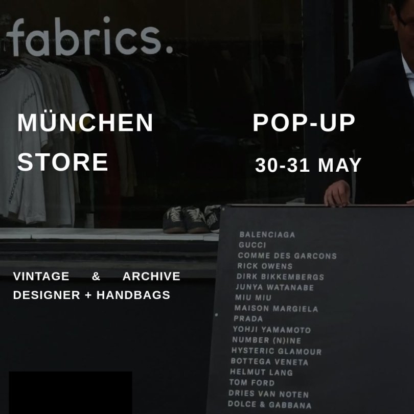 fabrics. from berlin vintage designer pop-up in munich