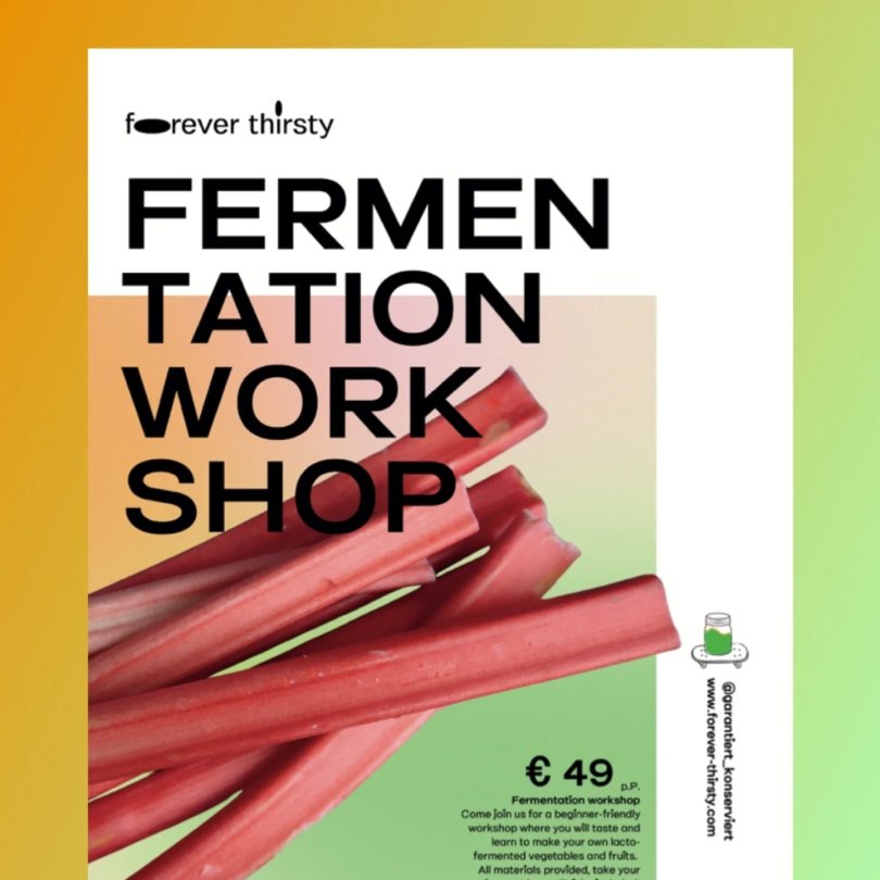 fermentation workshop with garantiert fermentiert