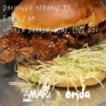 fried chicken burger pop-up